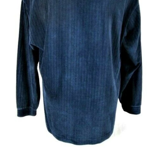 Conte Di Milano Men's L BLUE TEXTURED Sweater pm1 - Picture 4 of 7